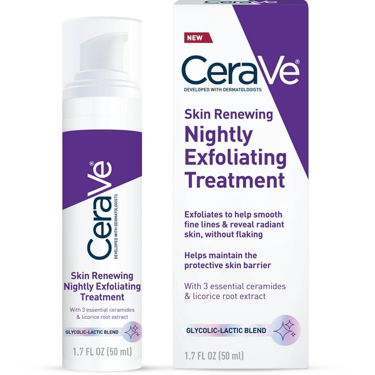 CeraVe Skin Renewing Night Exfoliating Treatment 1.7 oz