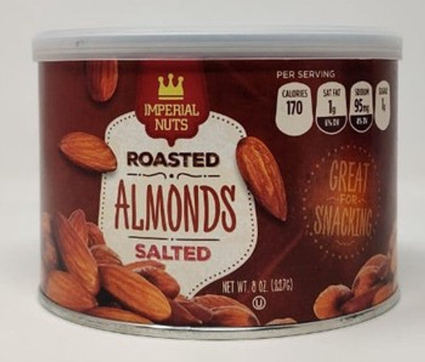 Almonds Roasted Salted Pack 12 Size 8