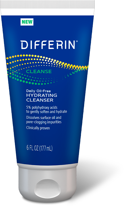 Differin Daily Oil-Free Hydrating Cleanser  Size 6 oz  Case Pack 12