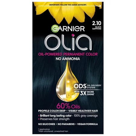 GARNIER HAIRCOLOR Garnier Olia Haircolor : Black Sapphire Pack 12