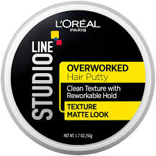 L'OREAL HAIRCARE STUDIO OVERWORKED HAIR PUTTY : OVERWORKED Pack 6