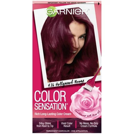 GARNIER HAIRCOLOR Color Sensation : INTENSE BURGUNDY Pack 12