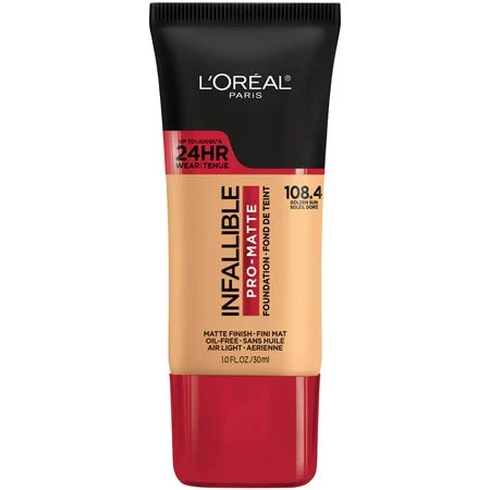 L'OREAL COSMETICS Infallible Pro-Matte Fdtn : GOLDEN SUN Pack 72