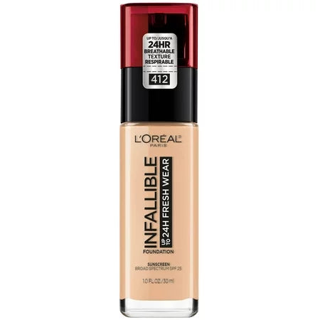 L'OREAL COSMETICS Infallib 24Hr Fresh Wear Foundation : WARM IVORY Pack 72