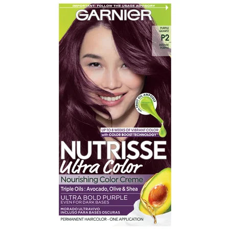 GARNIER HAIRCOLOR NUTRISSE HAIR COLOR : Intense Purple Pack 12