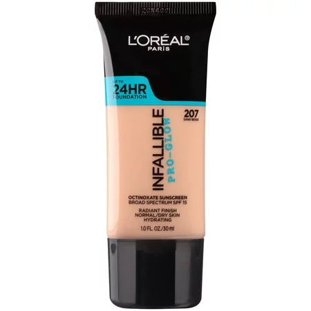 L'OREAL COSMETICS Infallible Pro-Glow Fdtn : SAND BEIGE Pack 36