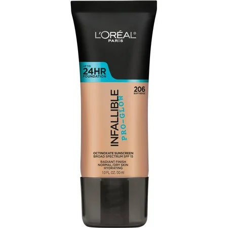 L'OREAL COSMETICS Infallible Pro-Glow Fdtn : BUFF BEIGE Pack 36