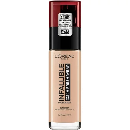 L'OREAL COSMETICS Infallib 24Hr Fresh Wear Foundation : ROSE VANILLA Pack 72