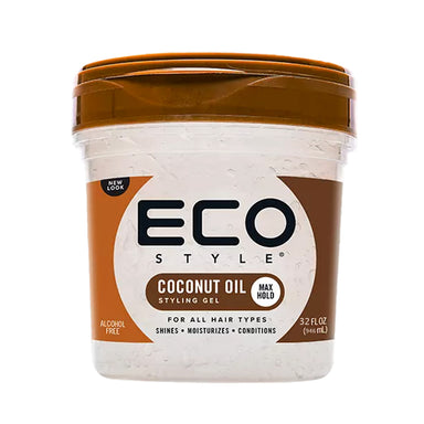 Eco style Coconut Styling Gel Size 32oz