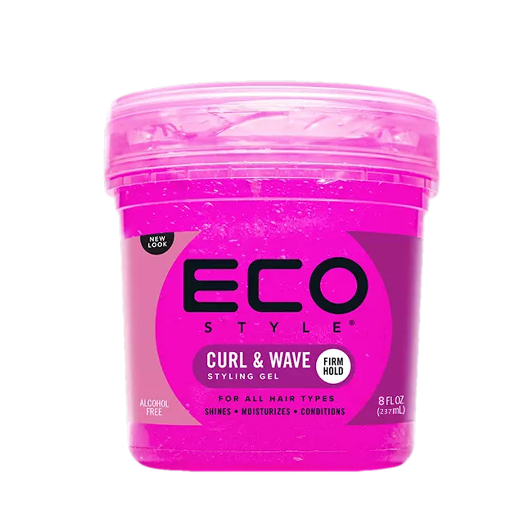 Eco style Curl & Wave Styling Gel - Pink Size 8oz