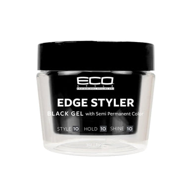 Eco style Black Gel with Semi Permanent Hair Color Size 3oz