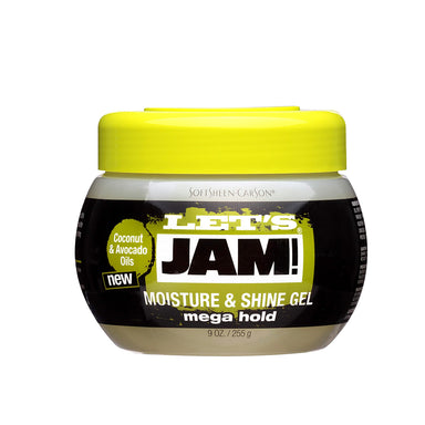 Softsheen Carson Let's Jam Moisture & Shine Gel mega hold 9oz