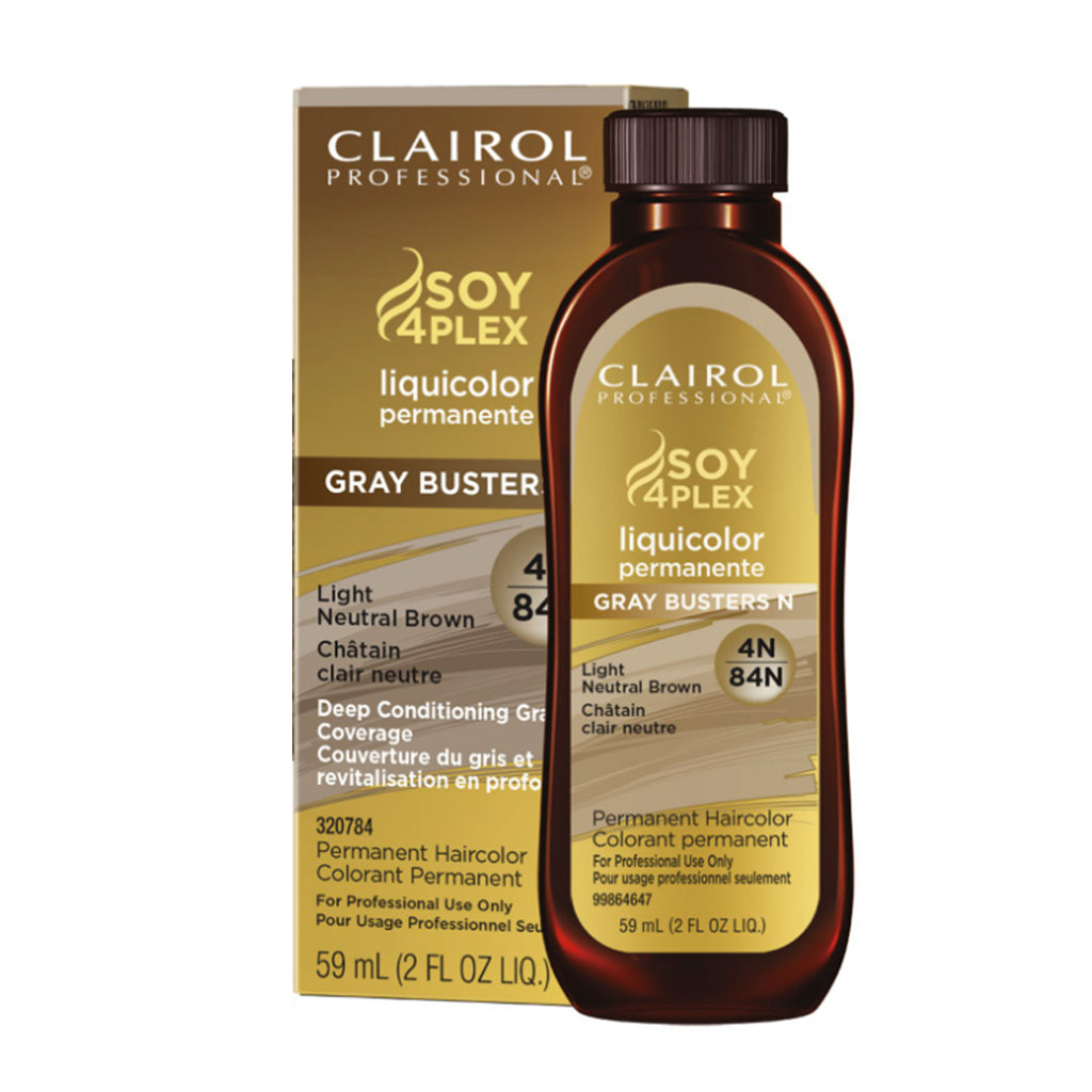 Clairol Permanent Liquicolor 4N-84N Light Neutral Brown Pack 72