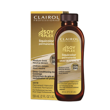 Clairol Permanent Liquicolor 3GN-39G Medium Gold Neutral Brown Pack 72
