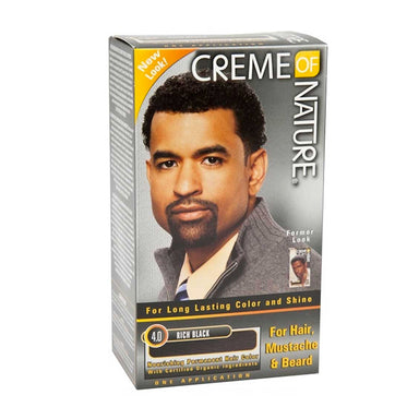 Creme Of Nature Hair Color 4.0 Rich Black Pack 12