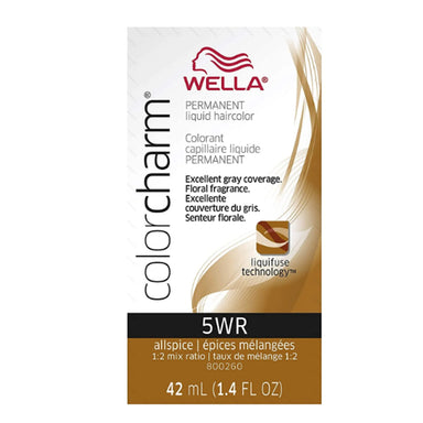 Wella Hair Color Permanent Liquid 5WR Allspice 1.4oz Pack 36