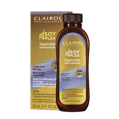 Clairol Professional Liquicolor Permanent 8A-28D Light Cool Blonde Pack 72