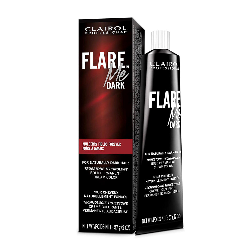 Clairol Flare Me Dark Permanent Cream Hair Color Mulberry Fields Pack 36