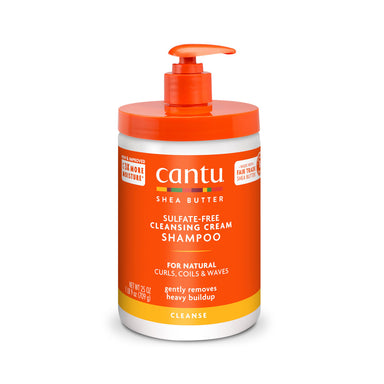 Cantu Sulfate Free Cleansing Cream Shampoo- SALON SIZE Pack 12 Size 25oz