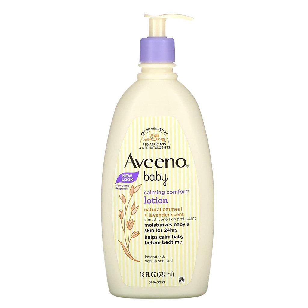 Aveeno Baby Calming Comfort Moisturizing Bedtime Lotion Pack 12 Size 18oz