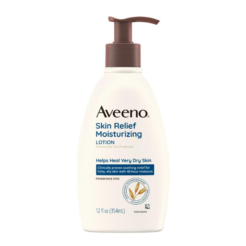 Aveeno Skin Relief Moisturizing Lotion for Very Dry Skin Pack 12 Size 12oz