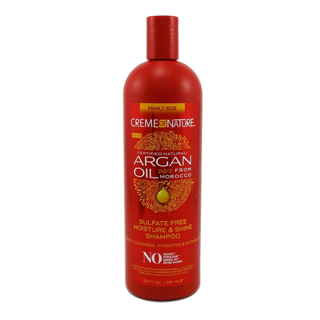 Creme Of Nature Argan Oil Shampoo Sulfate-Free 20oz Pack 12