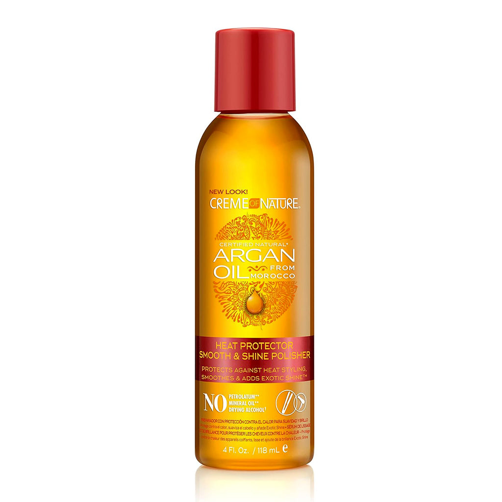 Creme of Nature Argan Oil for Hair Smooth & Shine Hair Polisher 4oz Pack 12