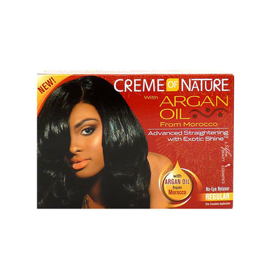 Creme Of Nature Argan Oil No-Lye Relaxer Regular Pack 12