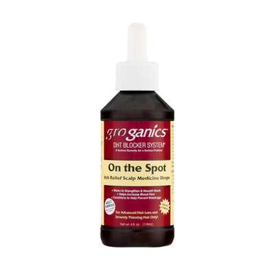 Groganics On The Spot Itch Relief Scalp Medicine Drops 4oz