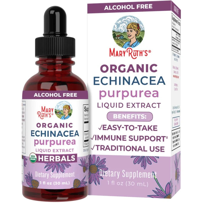 Mary Ruth Echinacea Purpurea Drops, Org, 1 oz Pack 24 Size 24 mo