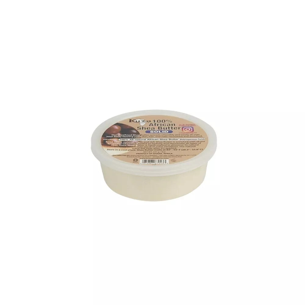 Kuza Shea Butter White Solid Pack 12 Size 8 oz