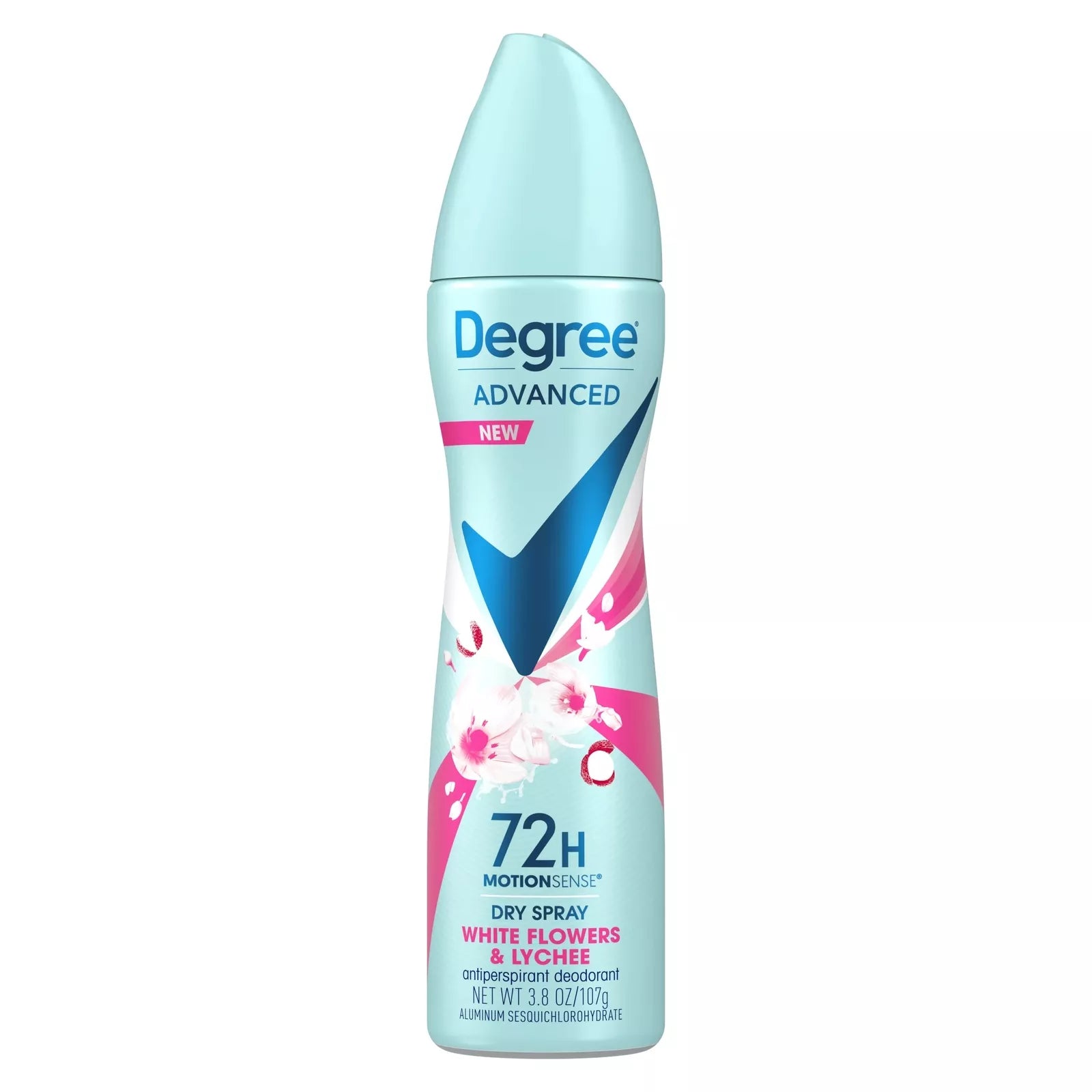 Degree For Women APA ADV WHT FLW+Lychee 12p 3.8z Pack 12