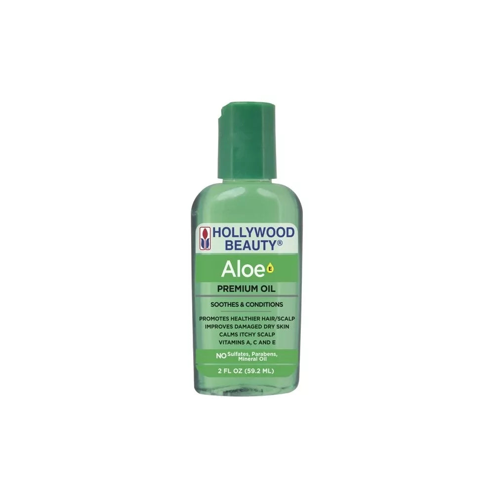 Hollywood Beauty Oils Aloe Oil 2 Oz Cs/72