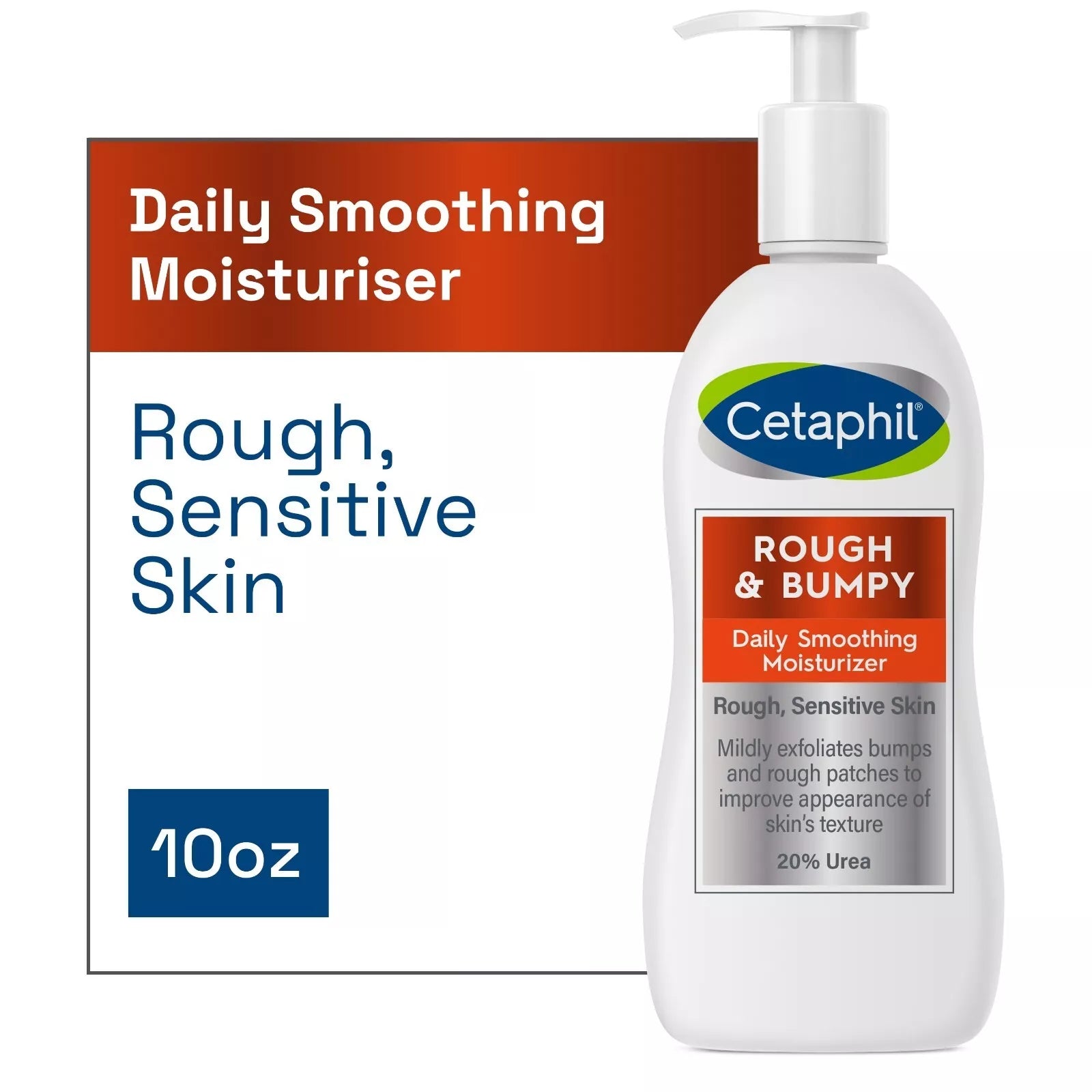 CETAPHIL Daily Smoothing Moisturizer for Rough & Bumpy Skin Size 10 oz  Case Pack 12