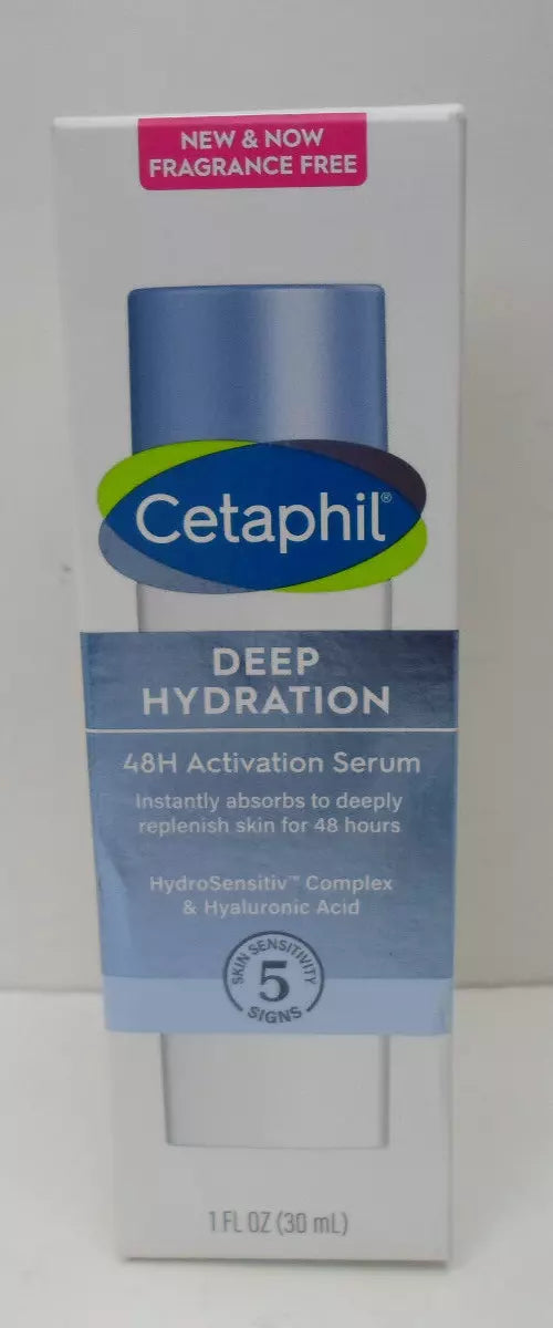 Cetaphil Deep Hydration 48 Hour Activation Serum FF 1oz Size 1 oz Case Pack 12