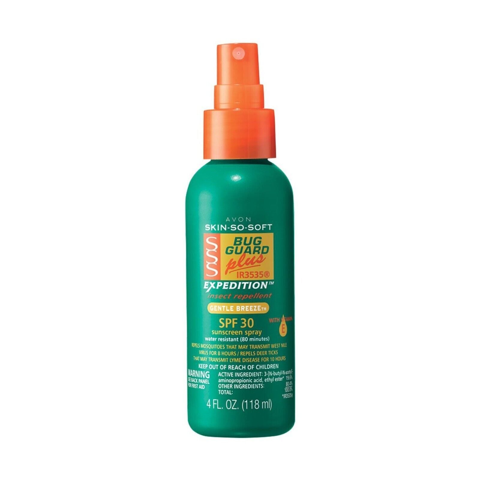 Avon Skin So Soft Bug Guard Plus IR3535® Expedition™ SPF 30 Family Size Pump Spray 4oz