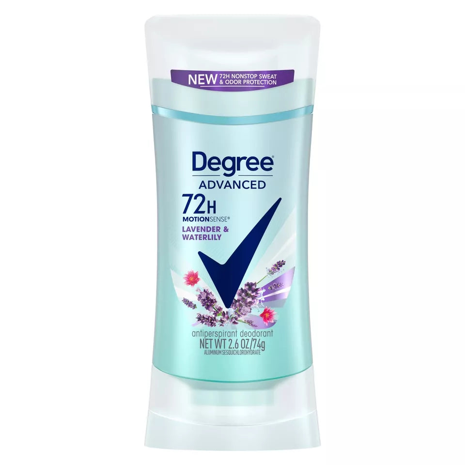 Degree For Women
AP ADV LAV+Waterlily
12p 2.6z Pack 12