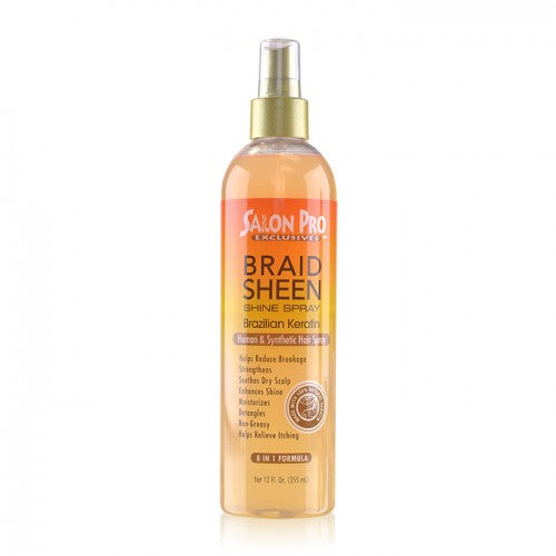 SP Braid Sheen Spray - Brazillian Keratin 12oz