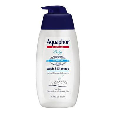 Aquaphor Baby Wash and Shampoo Pack 4/3's Size 16.9oz