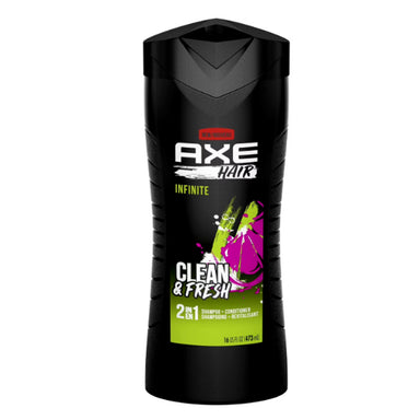 AXE Hair Infinite 2-in-1 Clean & Fresh Shampoo & Conditioner Pack 4 16oz