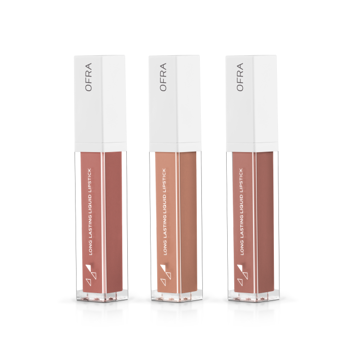 Ofra The Nudes Lip Set - Bel Air, Dubai, Manila Size 8g each