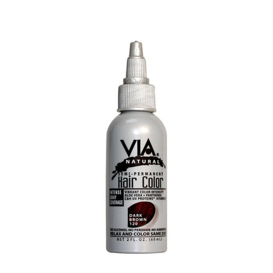 VIA Hair color #120 - Dark Brown 2oz