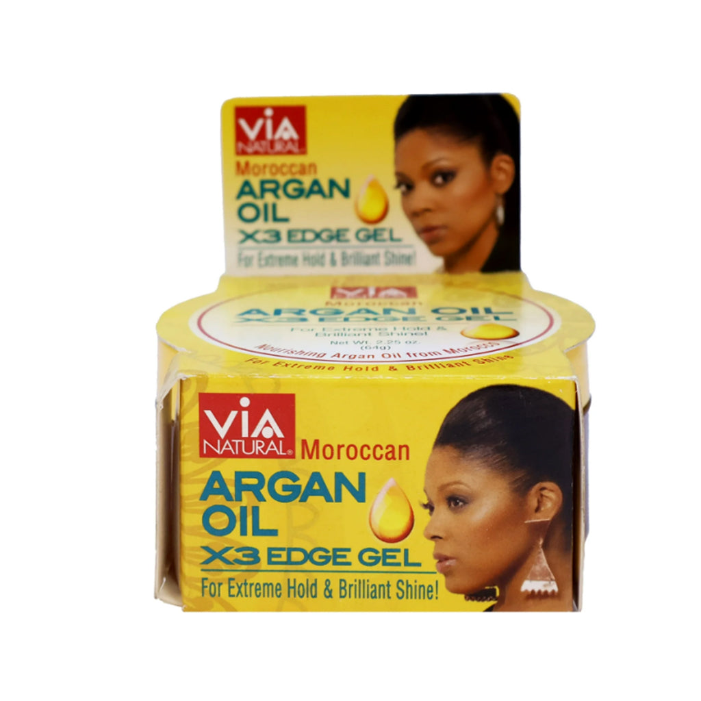 VIA Natural Moroccan Argan Oil X3 Edge Gel 2.25oz