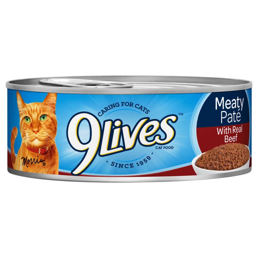 9 LIVES MEATY BEEF 6/4/5.5